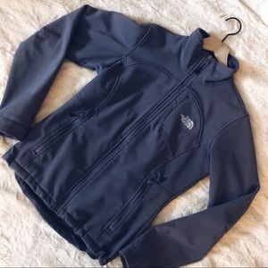 Purple northface apex jacket